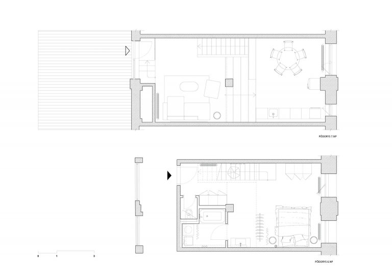 Loft v obnovené Mlynici