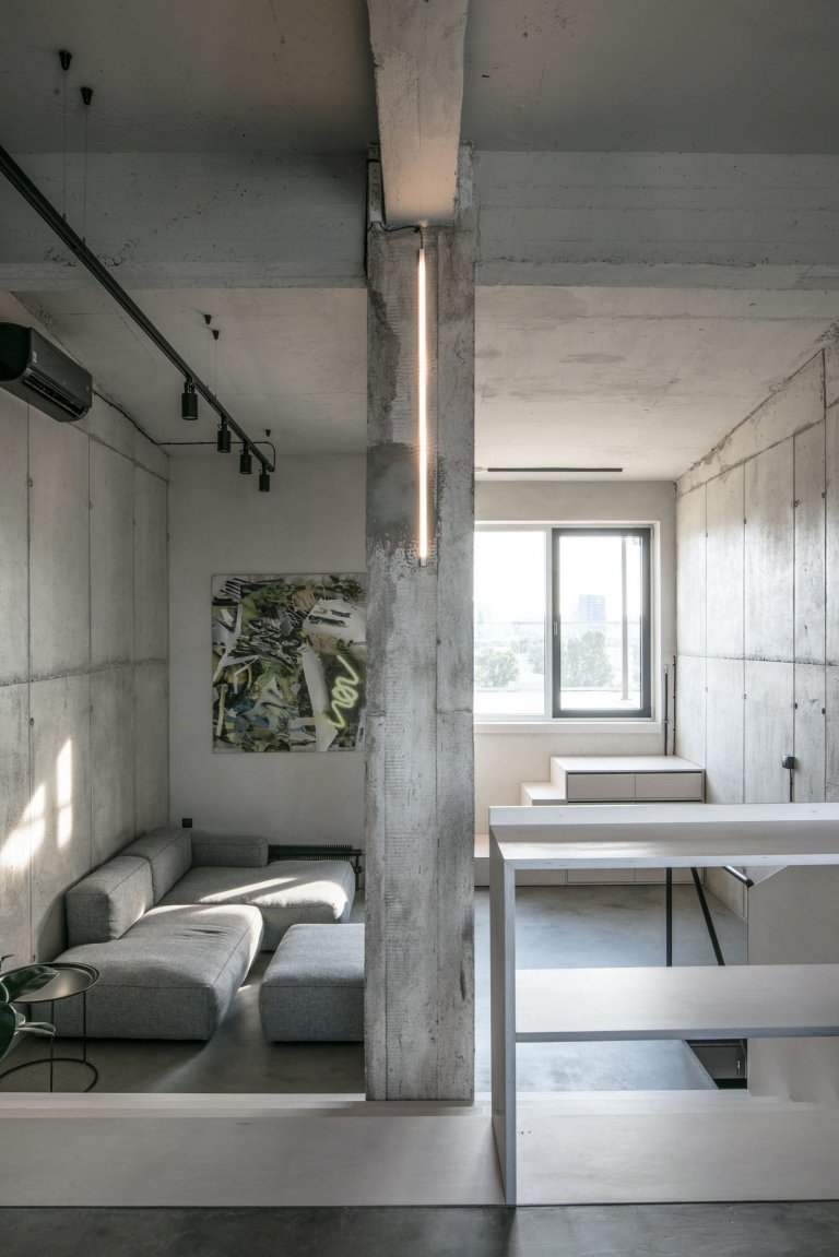 Loft v obnovené Mlynici