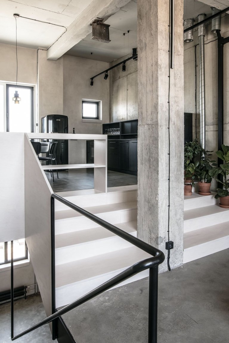Loft v obnovené Mlynici