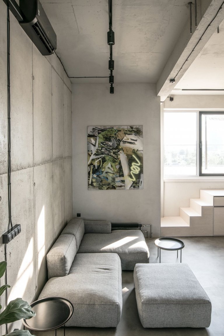 Loft v obnovené Mlynici