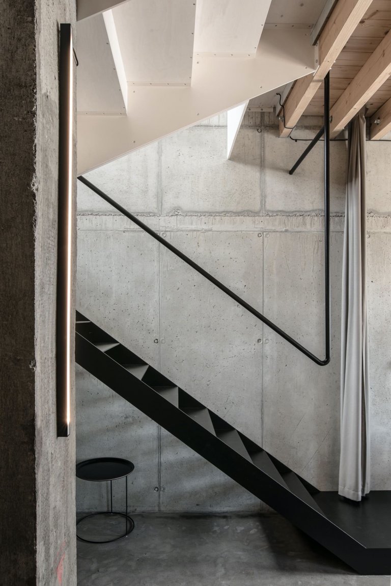 Loft v obnovené Mlynici