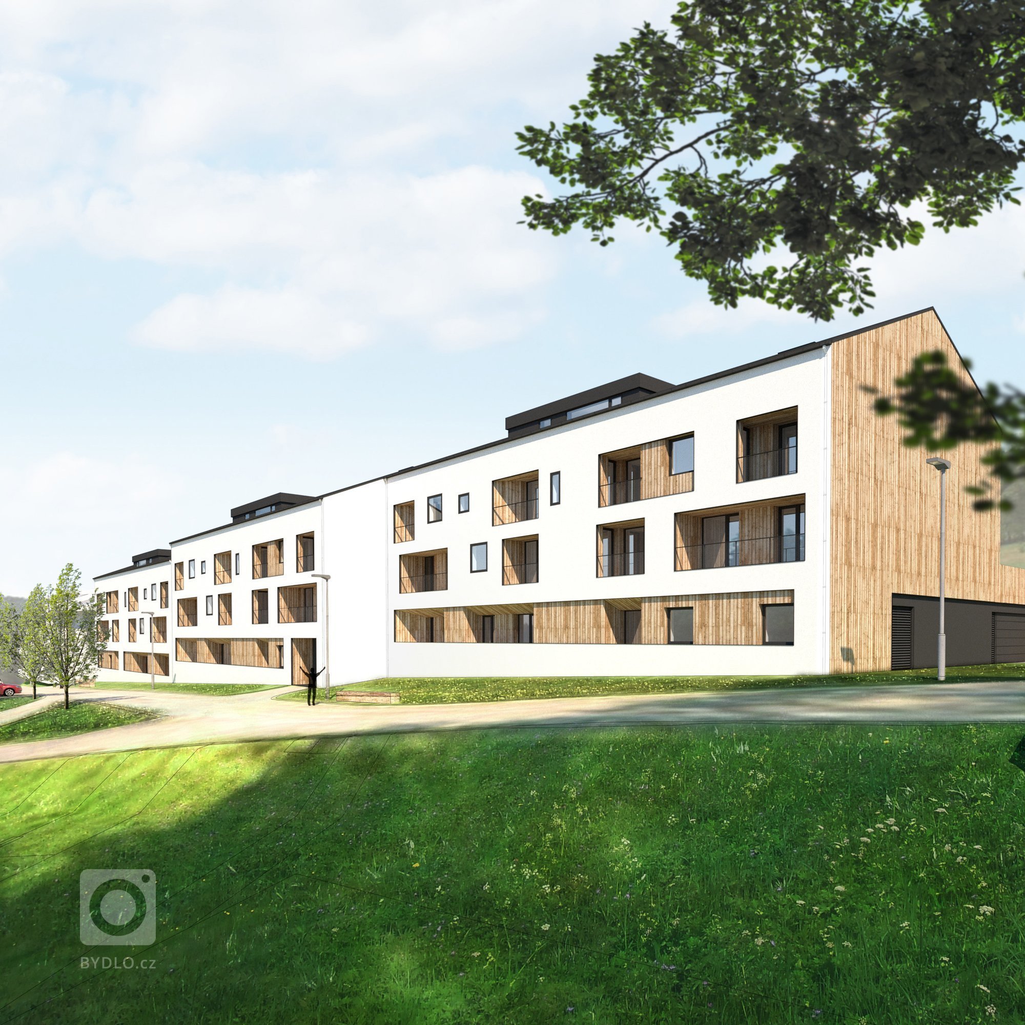 apartmánové domy, Černý Důl
spoluautor Radim Oblouk
studie (2019)
