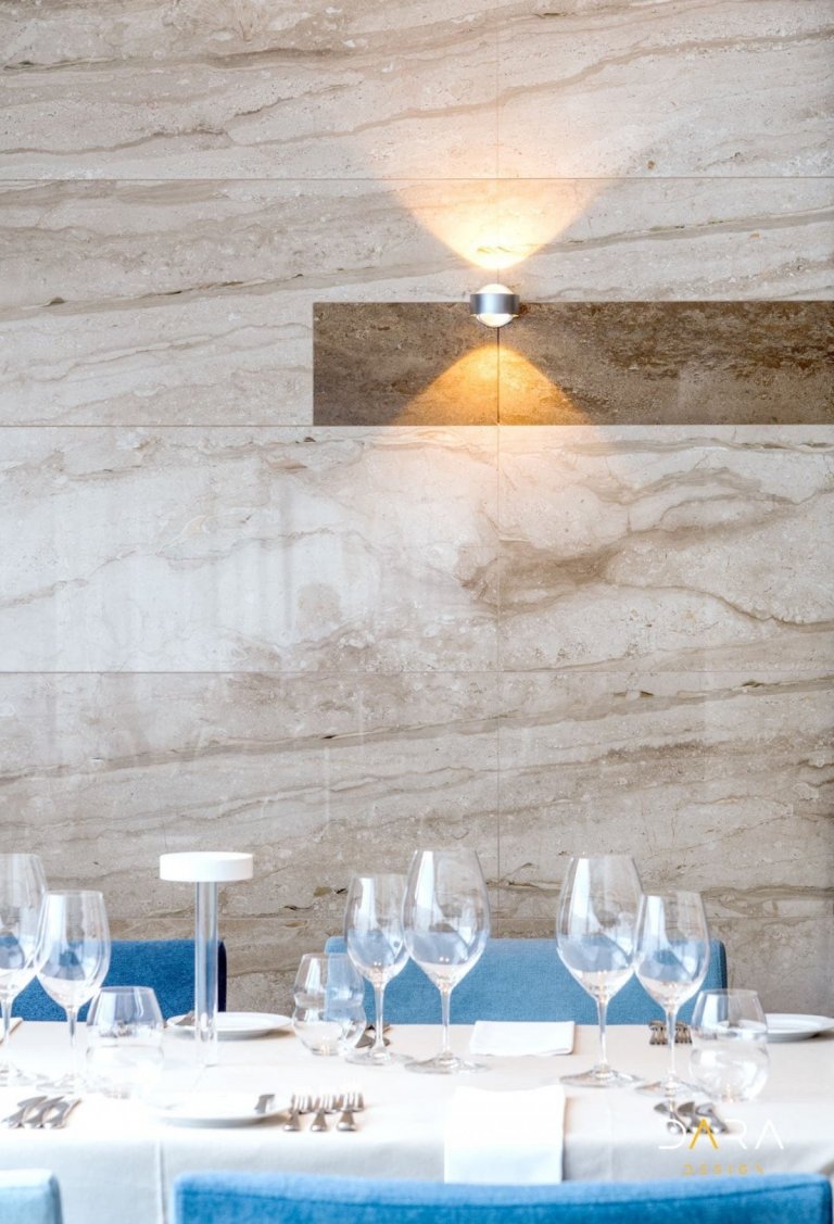 Dodávka mozaiek, obkladů a dlažeb v prestižní&nbsp;restauraci v Brně.&nbsp;
