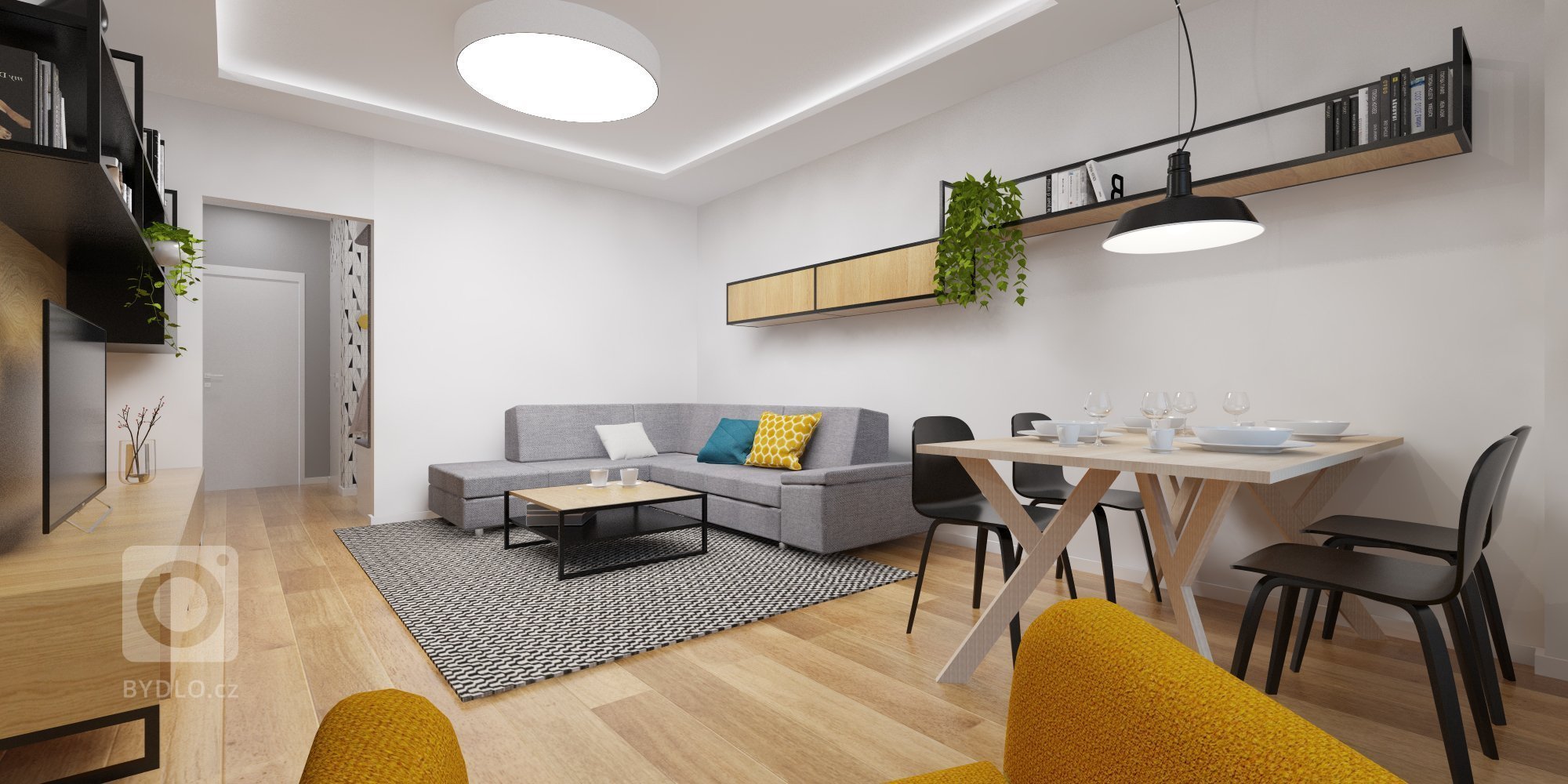Interiér bytu v Ružinove je projekt kompletnej rekonštrukcie panelového bytu v pôvodnom stave na nový svieži interiér s mladistvým duchom.
