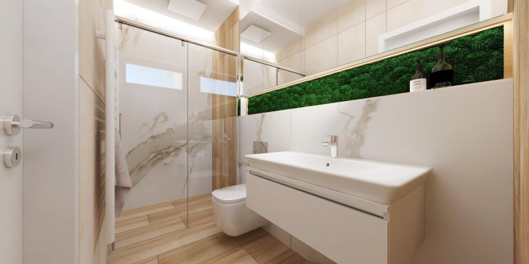 Náš&nbsp;projekt z kategórie rodinných domov sme poňali veľmi elegantne a vzdušne. V interiéri prevládajú farebné akcenty v odtieňoch zelenej a ružovej, ktoré…