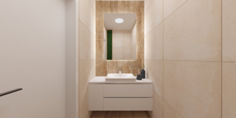 Náš&nbsp;projekt z kategórie rodinných domov sme poňali veľmi elegantne a vzdušne. V interiéri prevládajú farebné akcenty v odtieňoch zelenej a ružovej, ktoré…