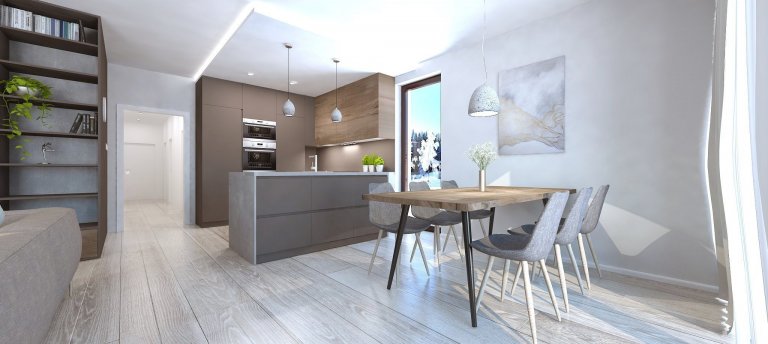 Projekt interiéru rodinného domu v Moste pri Bratislave je výnimočný použitím zemitých odtieňov hnedej a šedej farby, ktoré príjemne zútulnili priestranné…