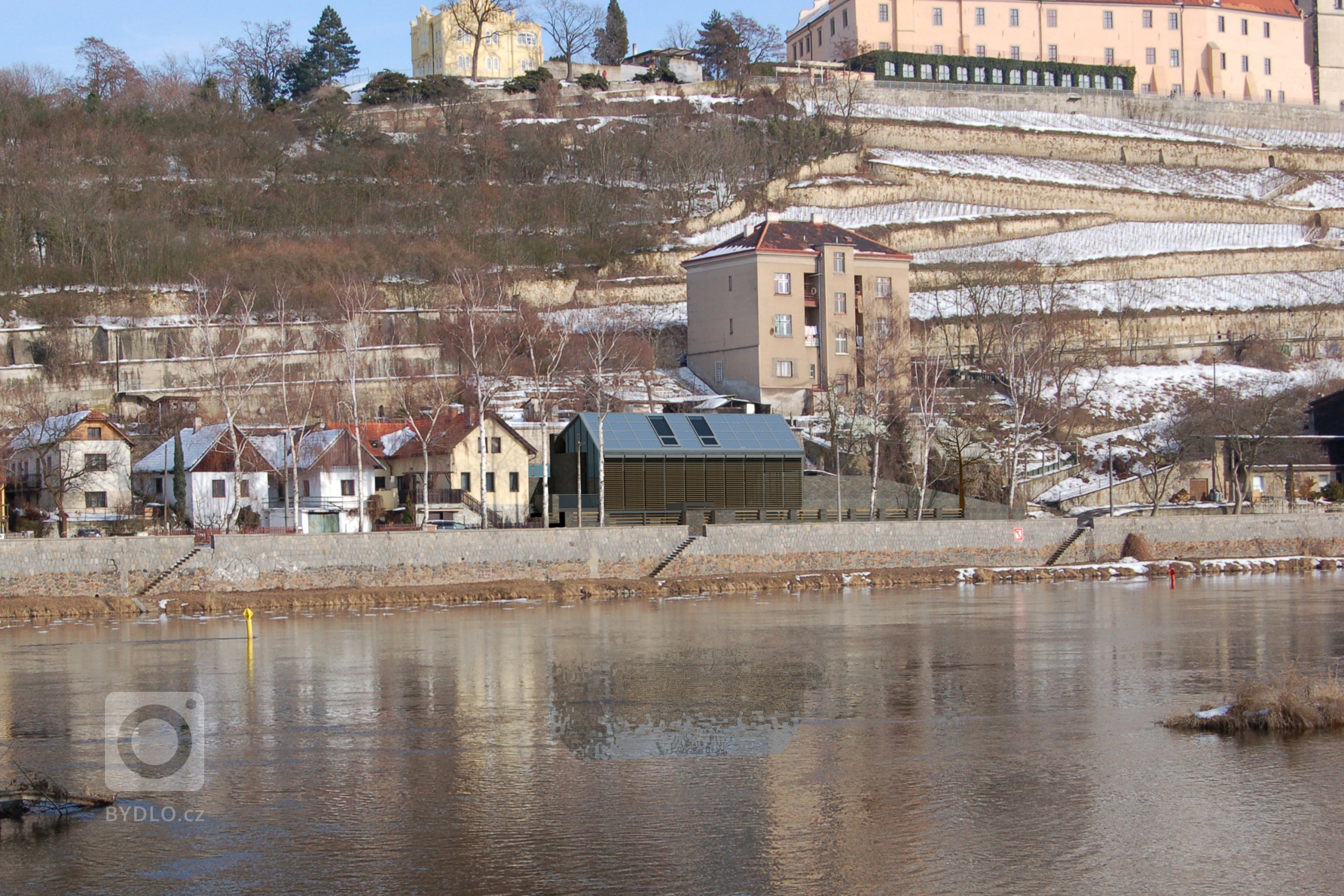 Rodinný dům je navržen do historického prostředí Mělníka, kde se stává součástí památkově chráněného panoramatu se zámkem a&nbsp;vinicemi. Parcela se nachází u…