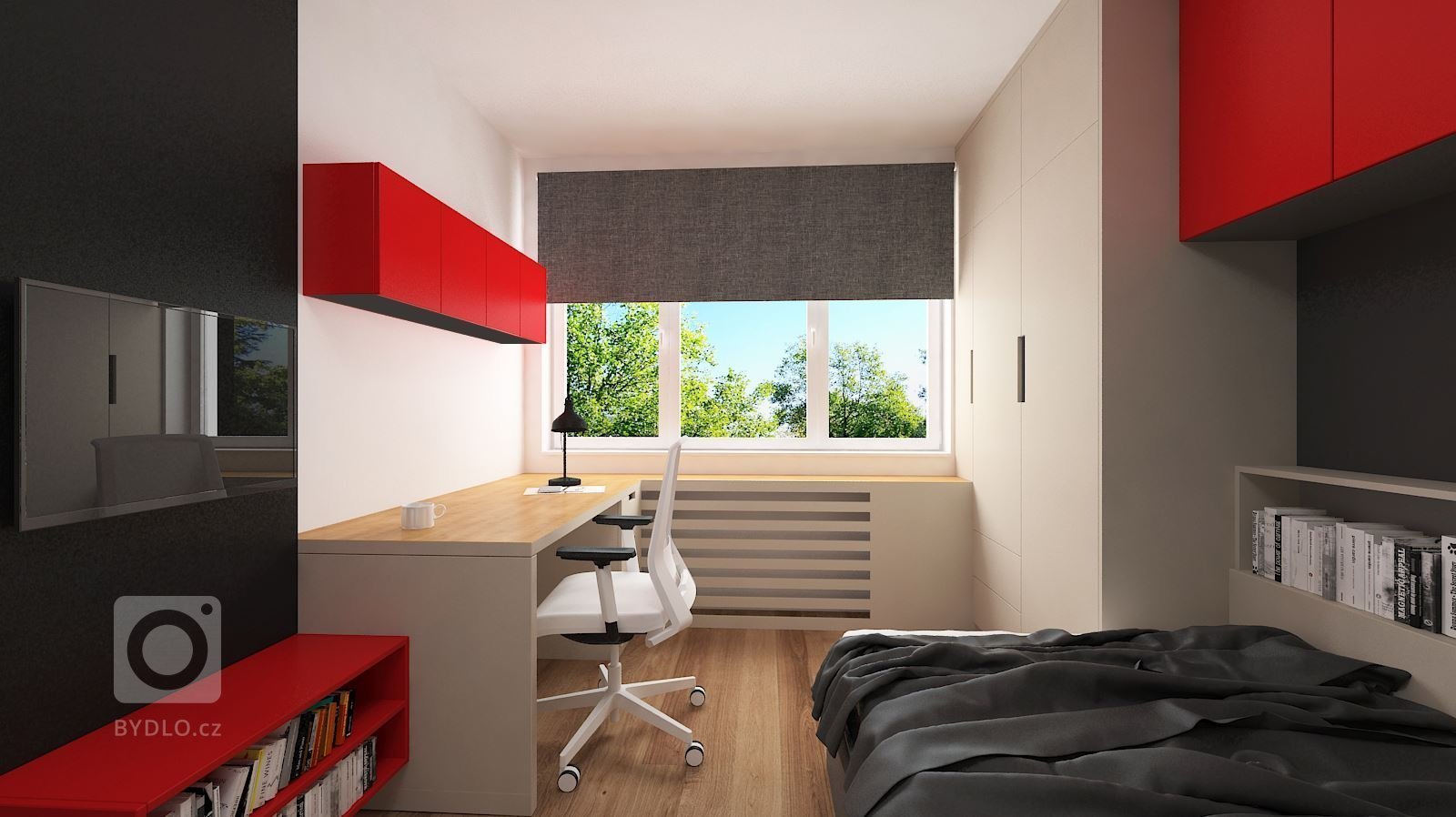 Projekt pro čtyřčlenou rodinu v novostavbě Jahodnice Apartment Houses. Zadáním klientky bylo vytvoření pokojů pro dva dospívající syny, kteří měli už své…