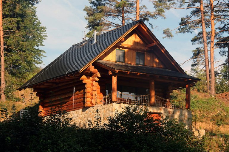 Kanadský srub v České Kanadě