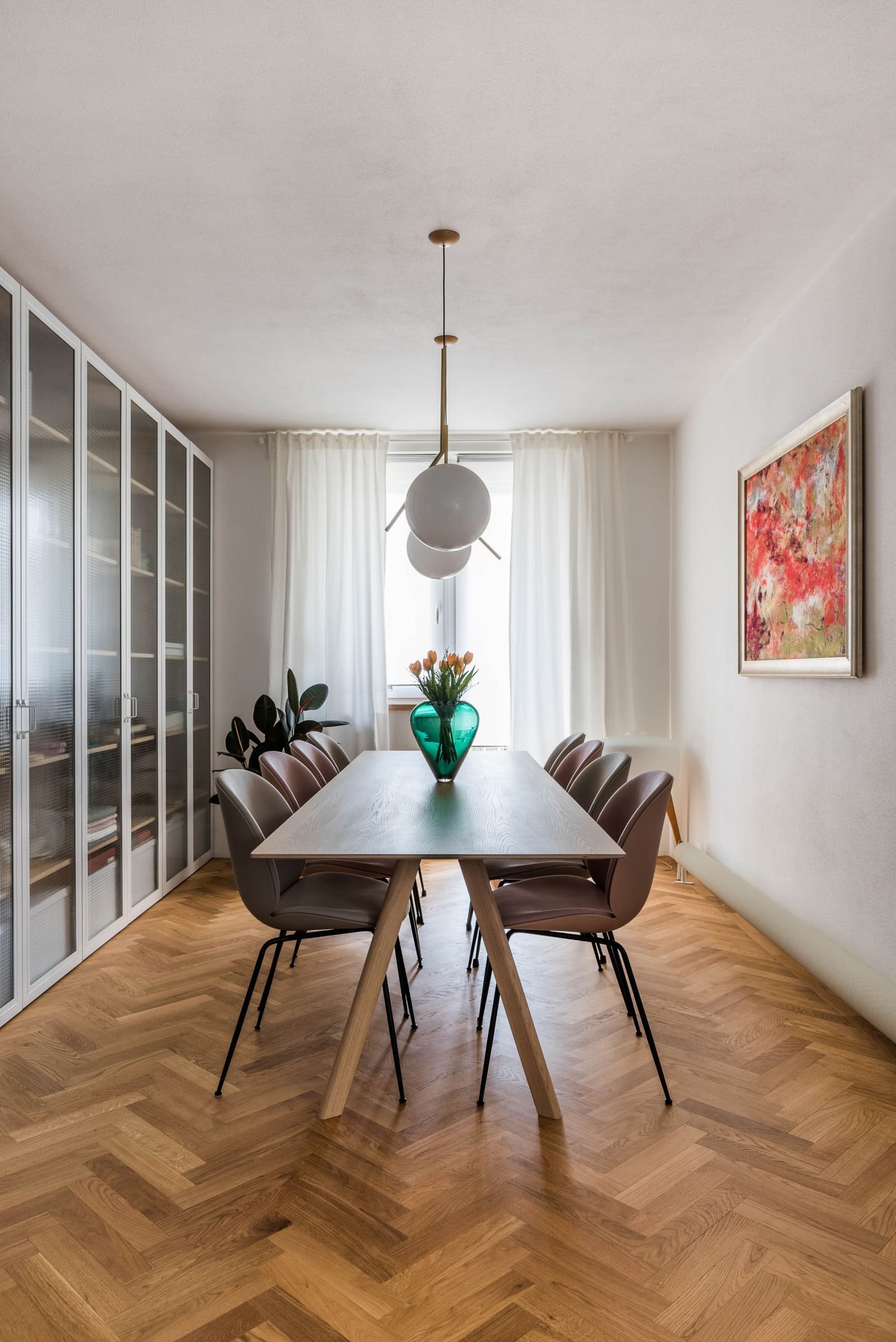 Komfortní byt v pastelových barvách