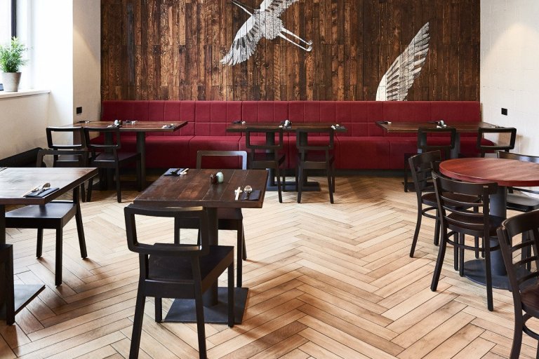 Hlavní prostor v restauraci Hong Kong