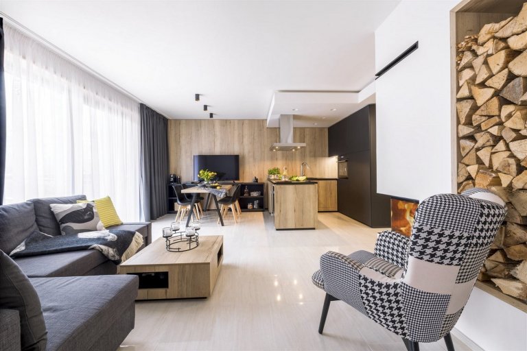 Horský apartmán s výhledem do přírody se stal druhým domovem