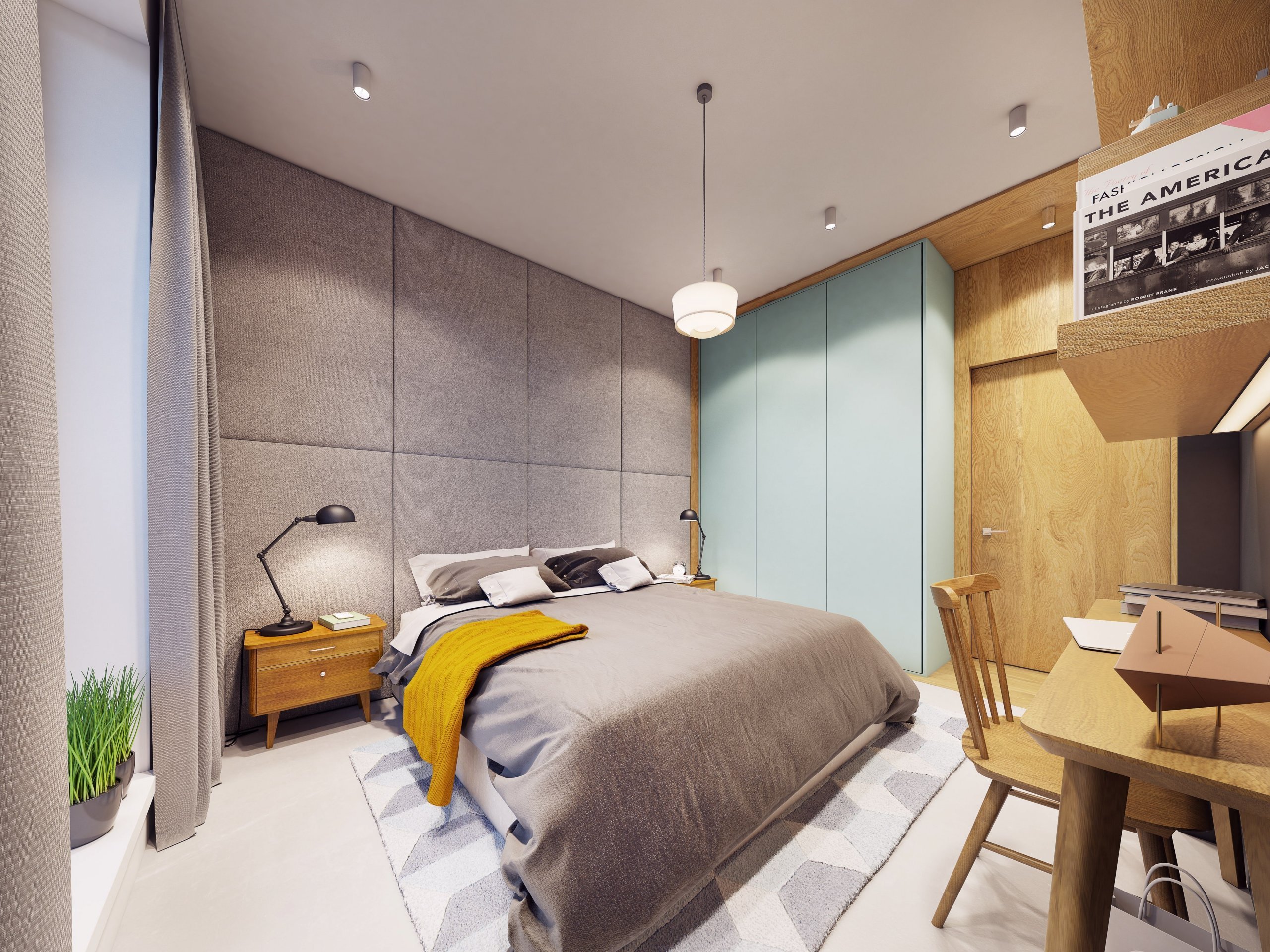 Funky moderní interiér s přírodními akcenty