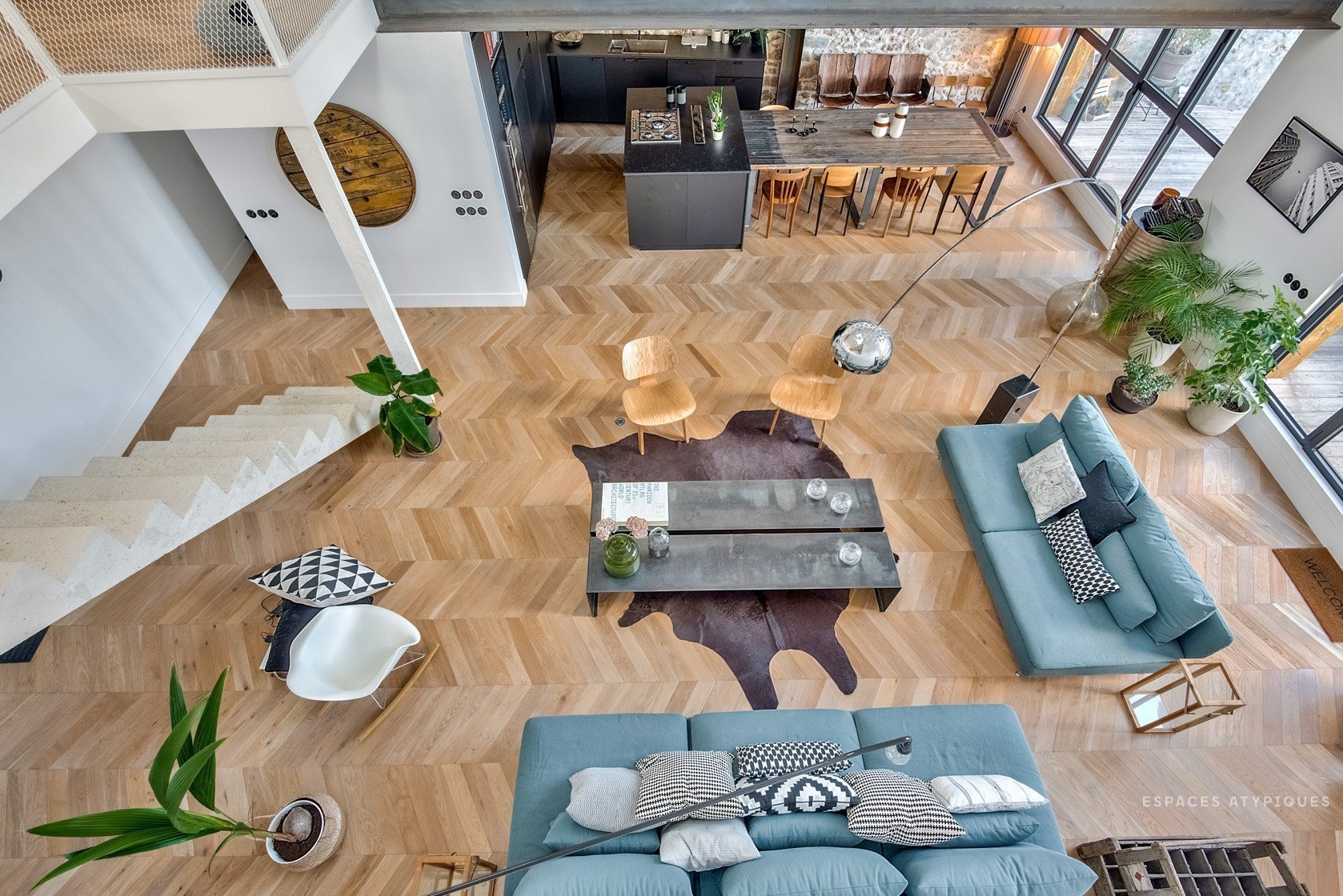 Renovace stodoly u Paříže
