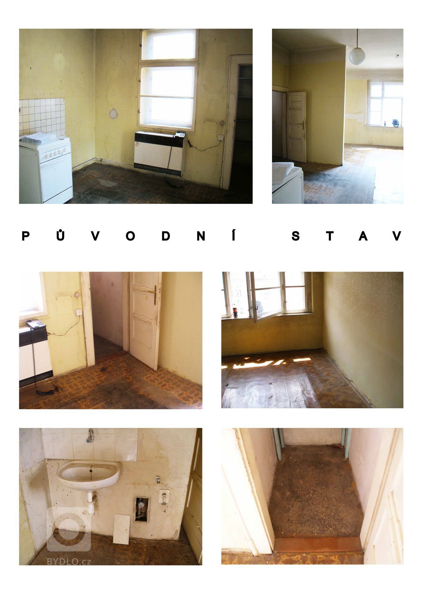 Interiér Vršovická - foto - původní stav