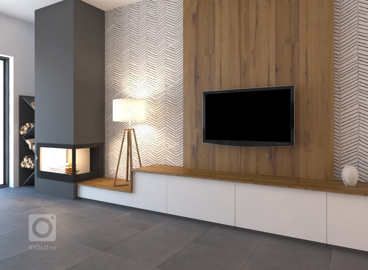 Nový rodiný dům a velký prázdný prostor, který potřeboval minimalistický design.. &nbsp;Vypořádat se požadavky klientky, aby prostor byl prázdý, ale přesto…