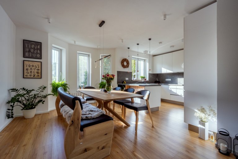 Interiér domu, promyšlený do detailů
