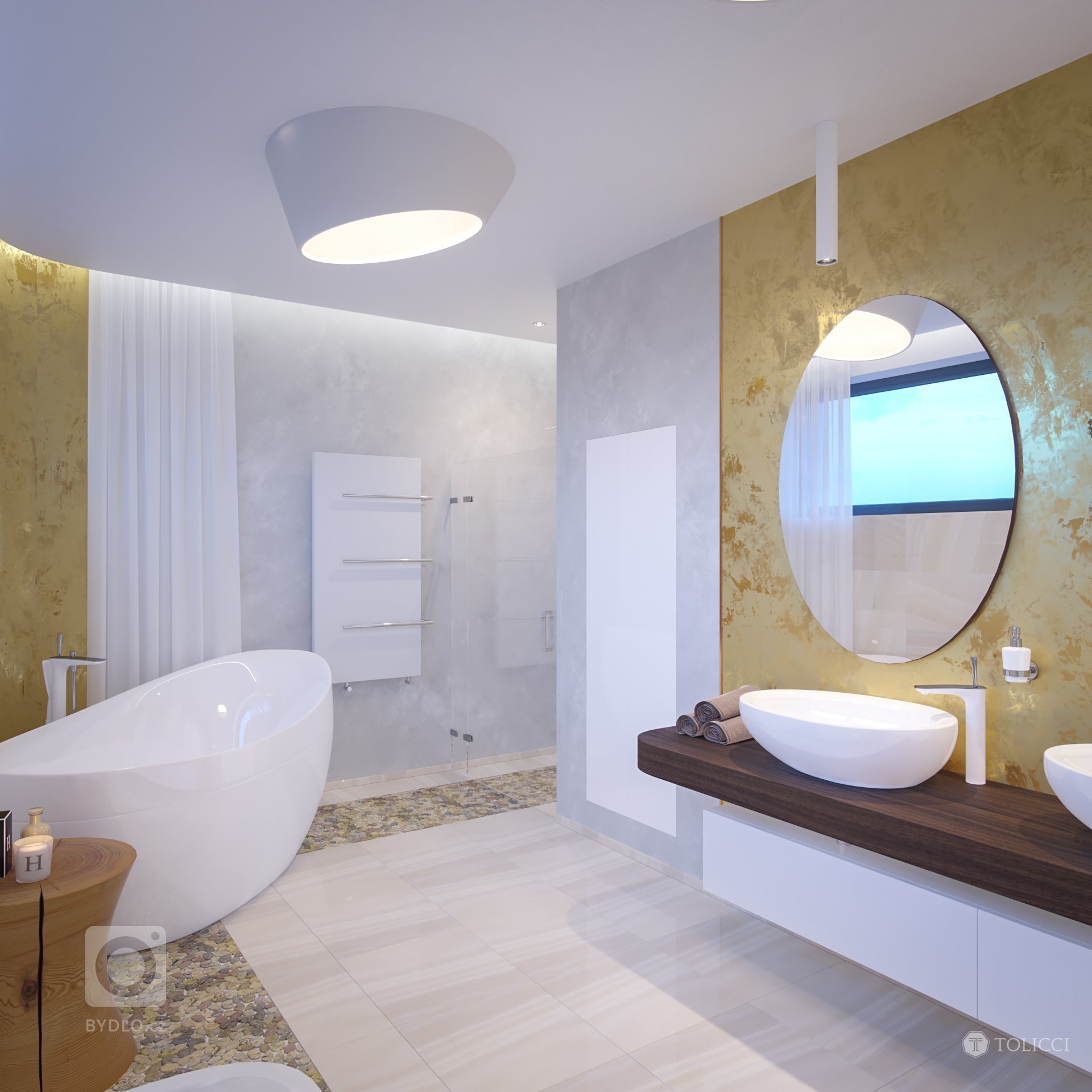 Cieľom návrhu interiéru tohto rodinného domu bolo vytvorenie elegantného a dizajnového interiéru, založeného na prirodzenom kontraste prírodných materiálov…