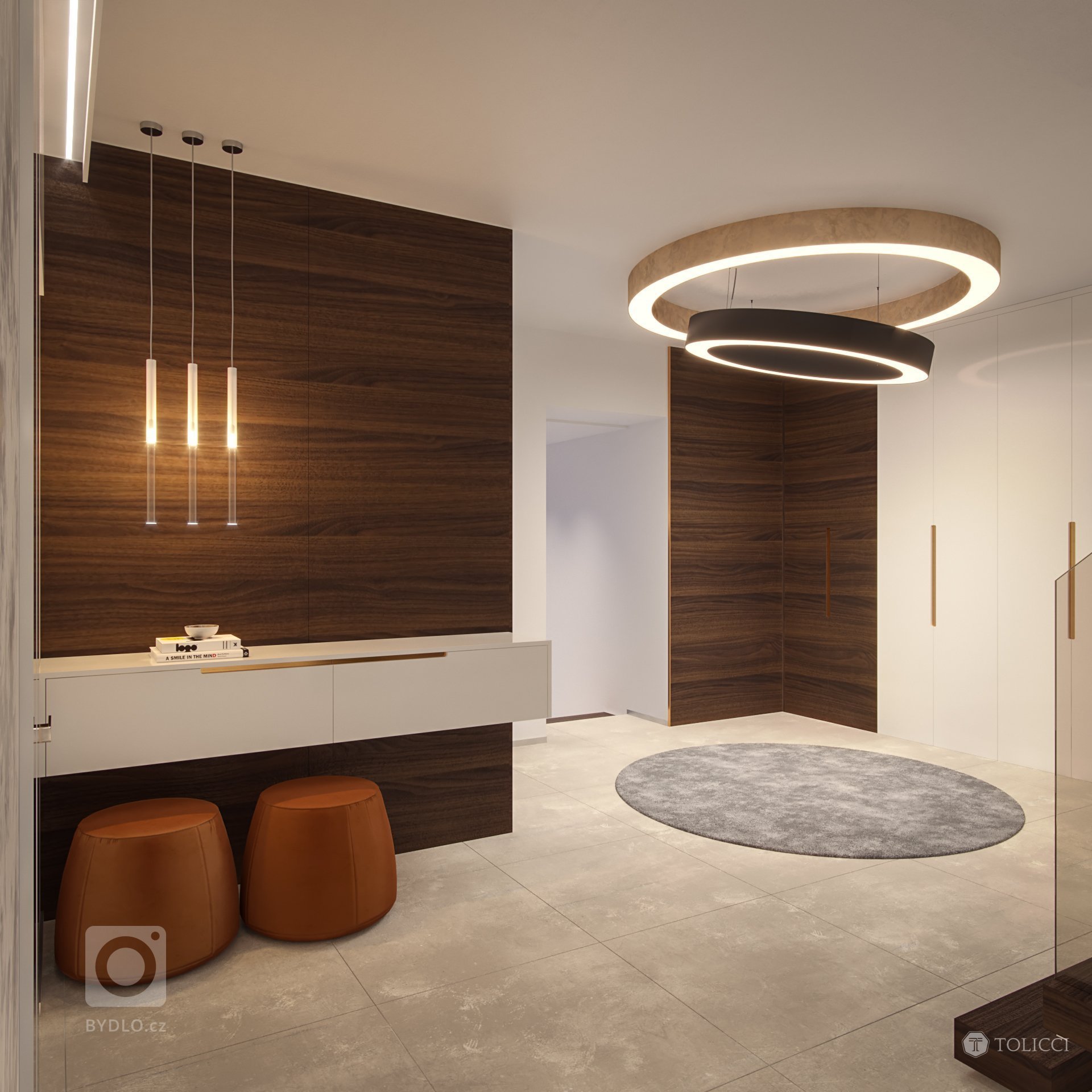 Cieľom návrhu interiéru tohto rodinného domu bolo vytvorenie elegantného a dizajnového interiéru, založeného na prirodzenom kontraste prírodných materiálov…